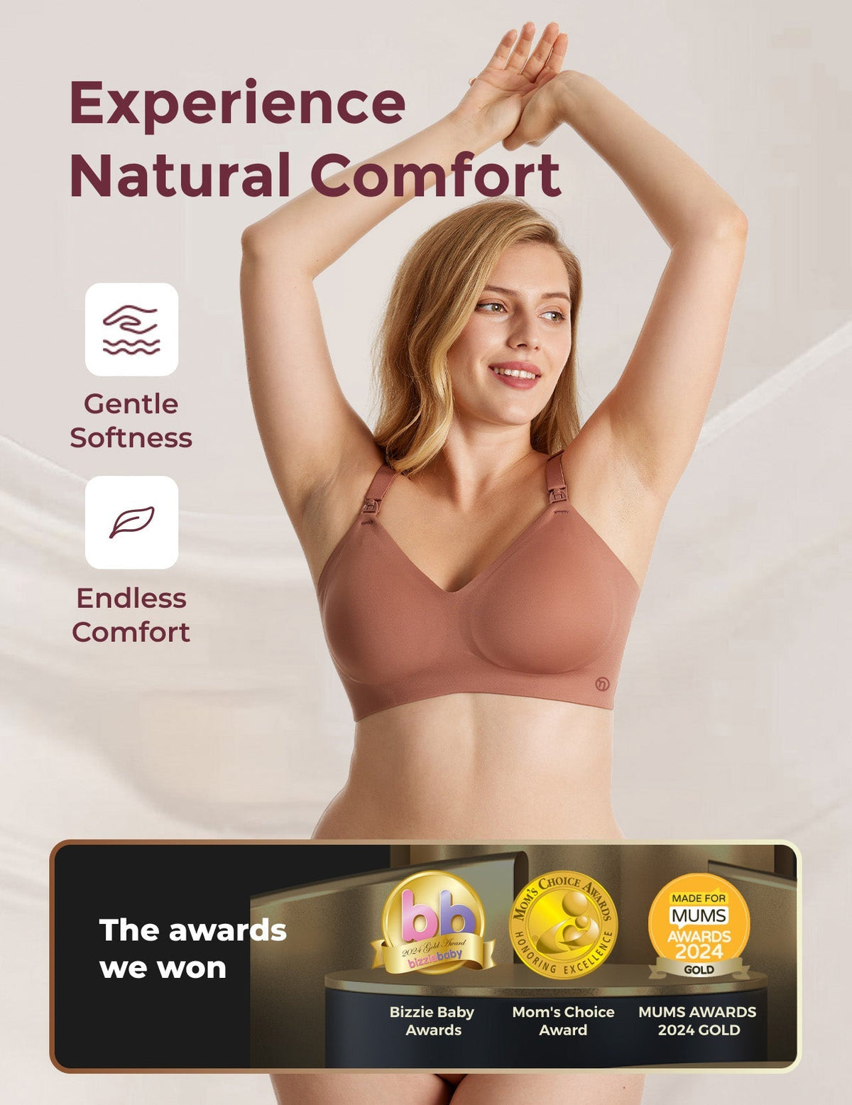 Cloudline Seamless Nursing Bra