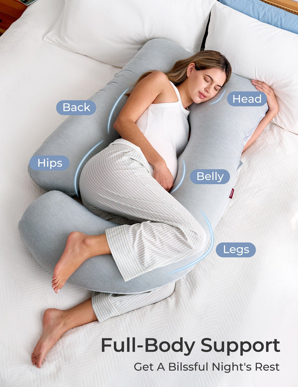 Huggable U-Shaped Pregnancy Pillow