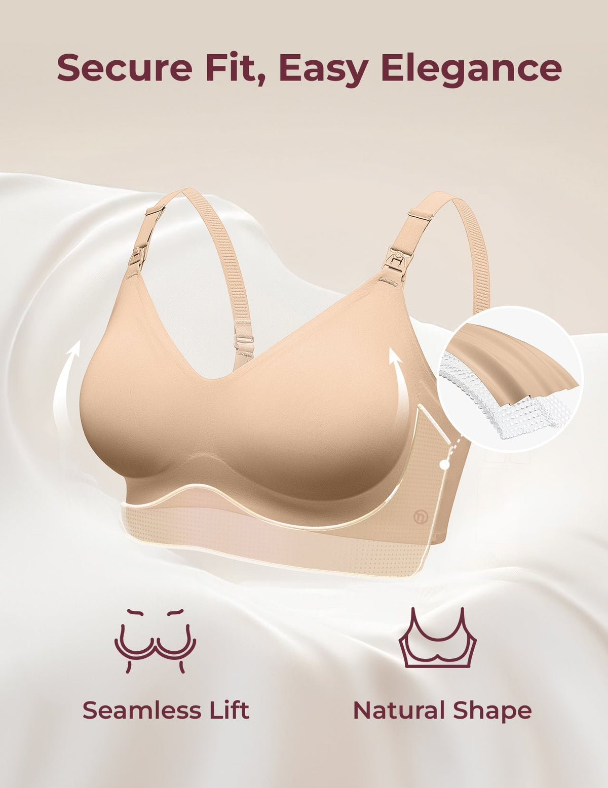 Cloudline Seamless Nursing Bra