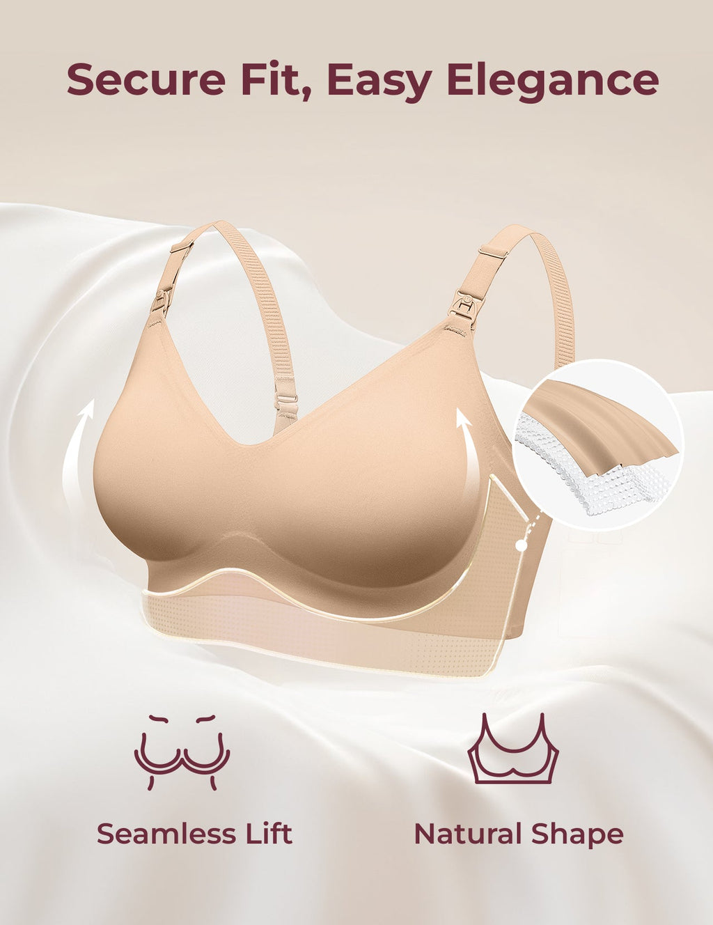 Cloudline Seamless Nursing Bra