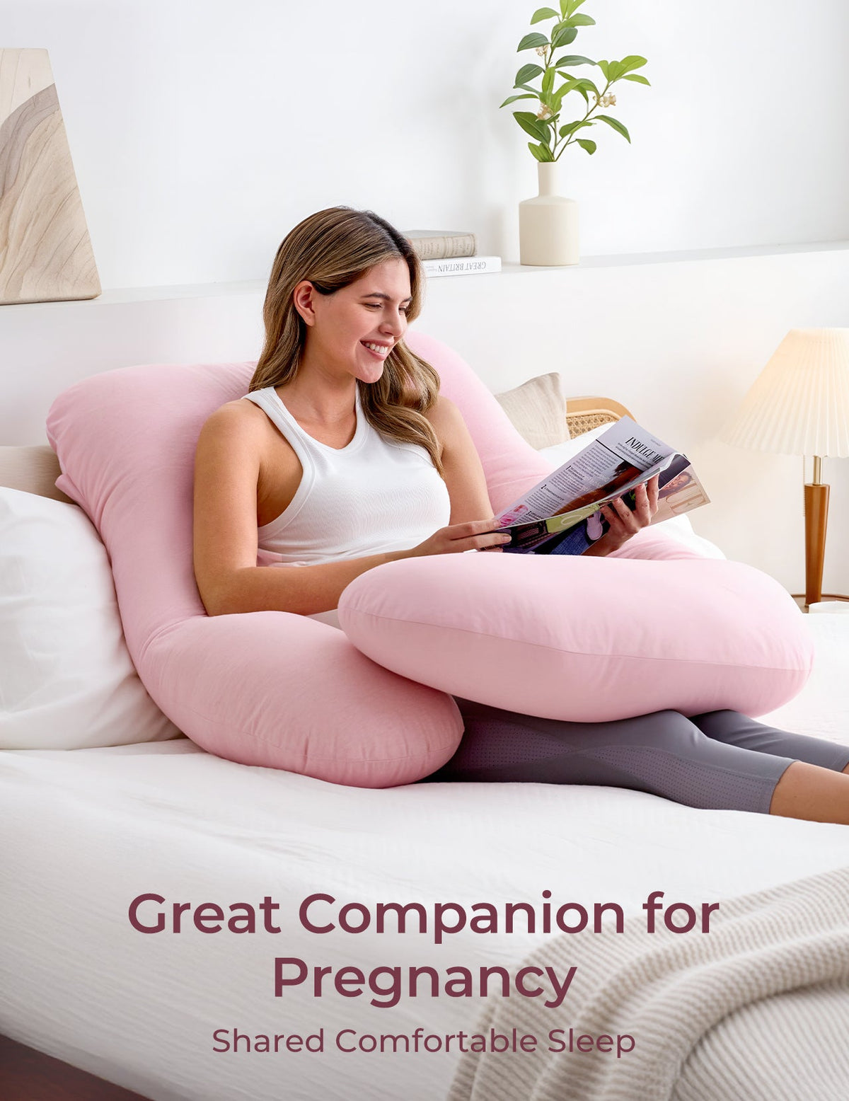 Huggable U-Shaped Pregnancy Pillow