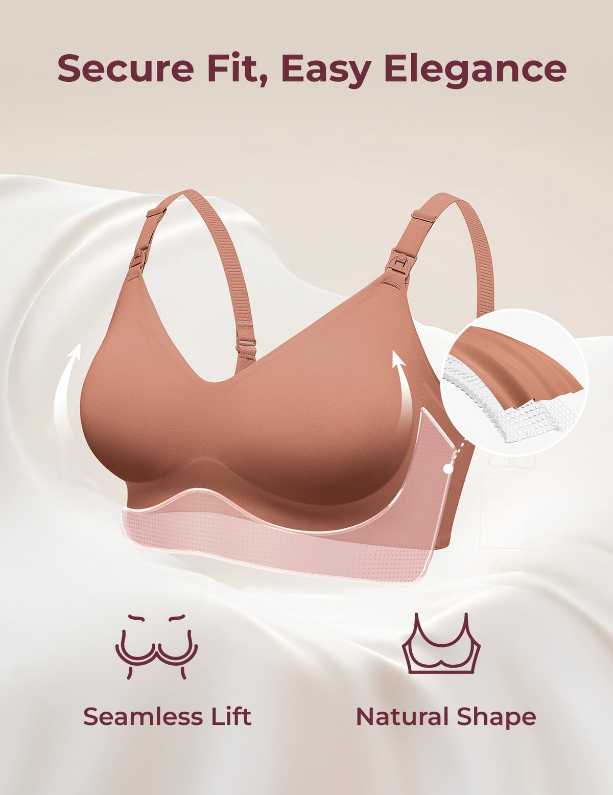 Cloudline Seamless Nursing Bra