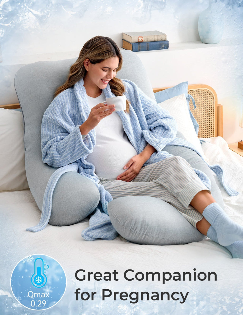 Huggable U-Shaped Pregnancy Pillow