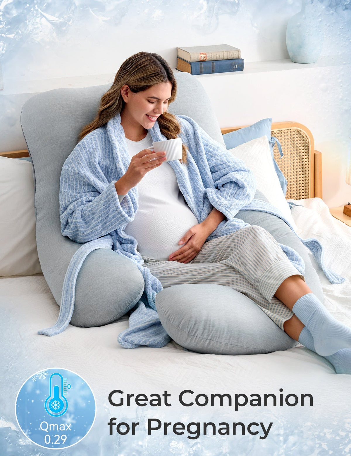 Huggable U-Shaped Pregnancy Pillow