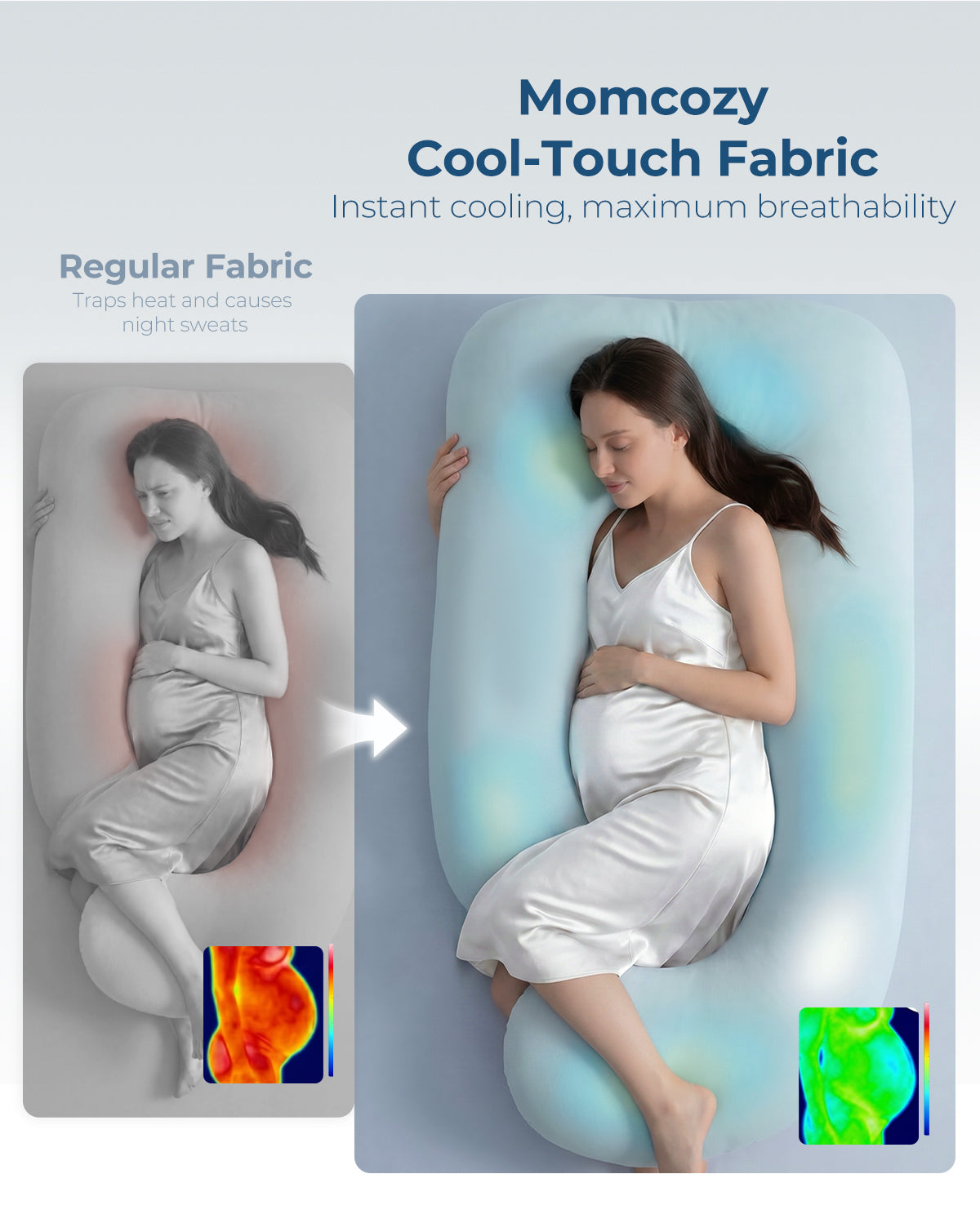 Huggable U-Shaped Pregnancy Pillow