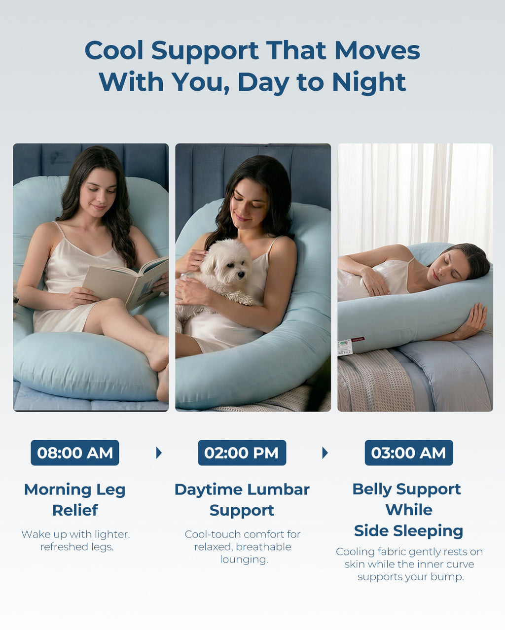 Huggable U-Shaped Pregnancy Pillow