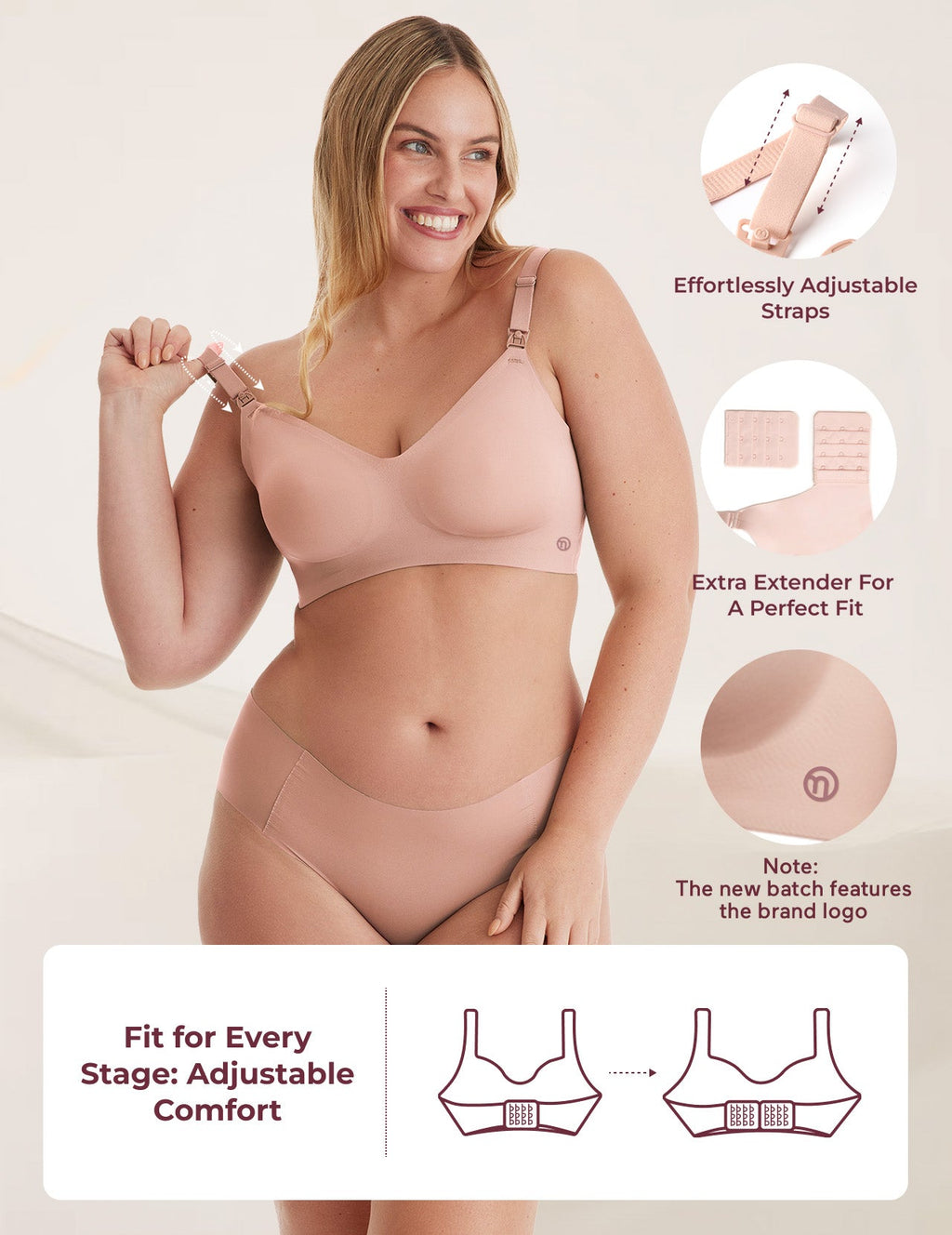 Cloudline Seamless Nursing Bra
