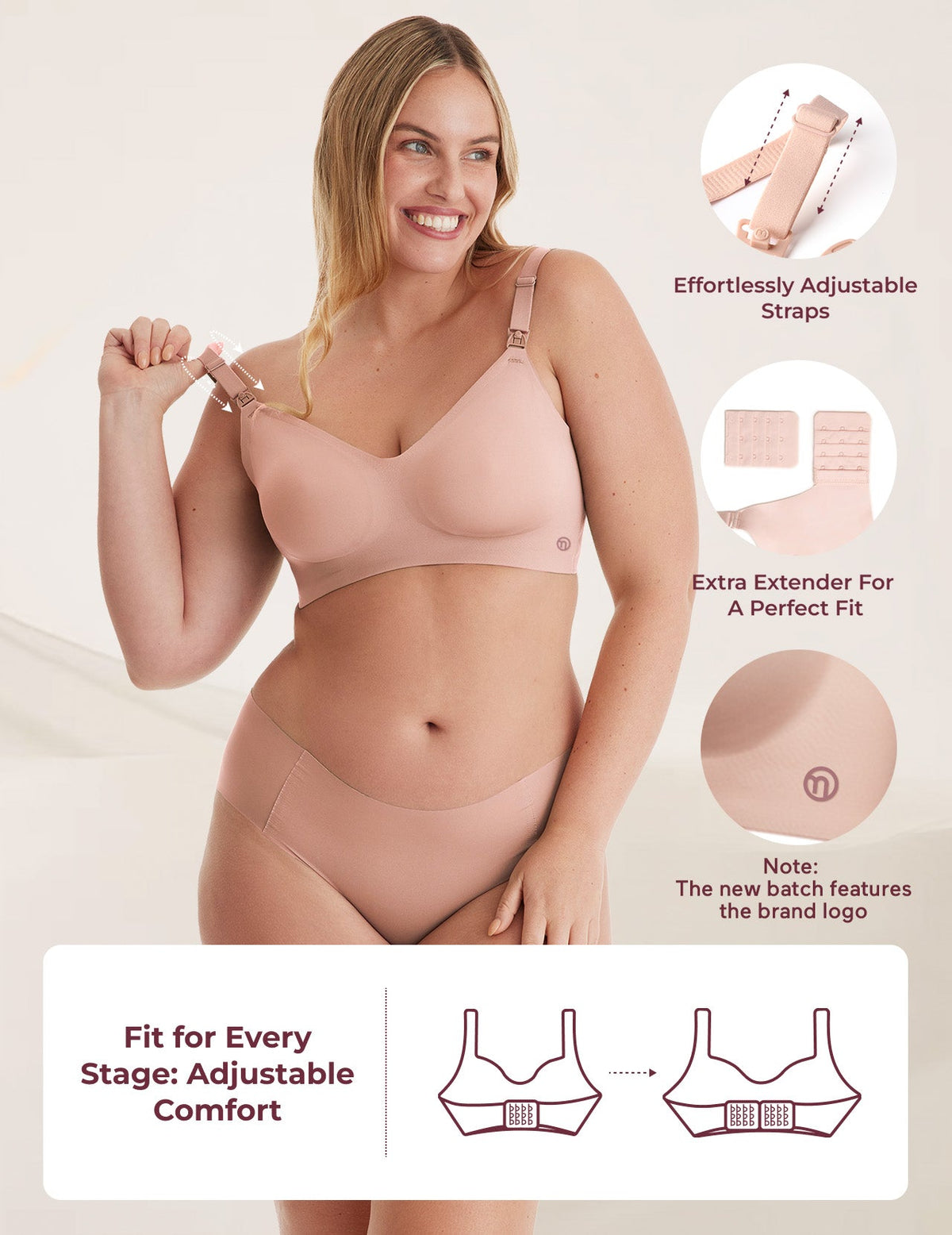 Cloudline Seamless Nursing Bra