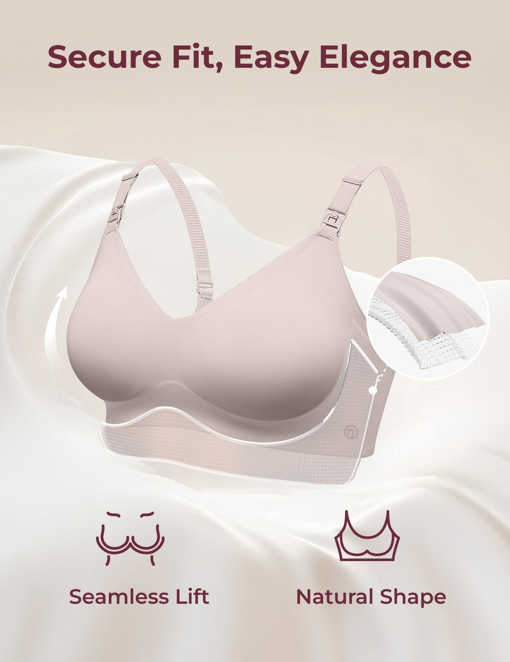 Cloudline Seamless Nursing Bra
