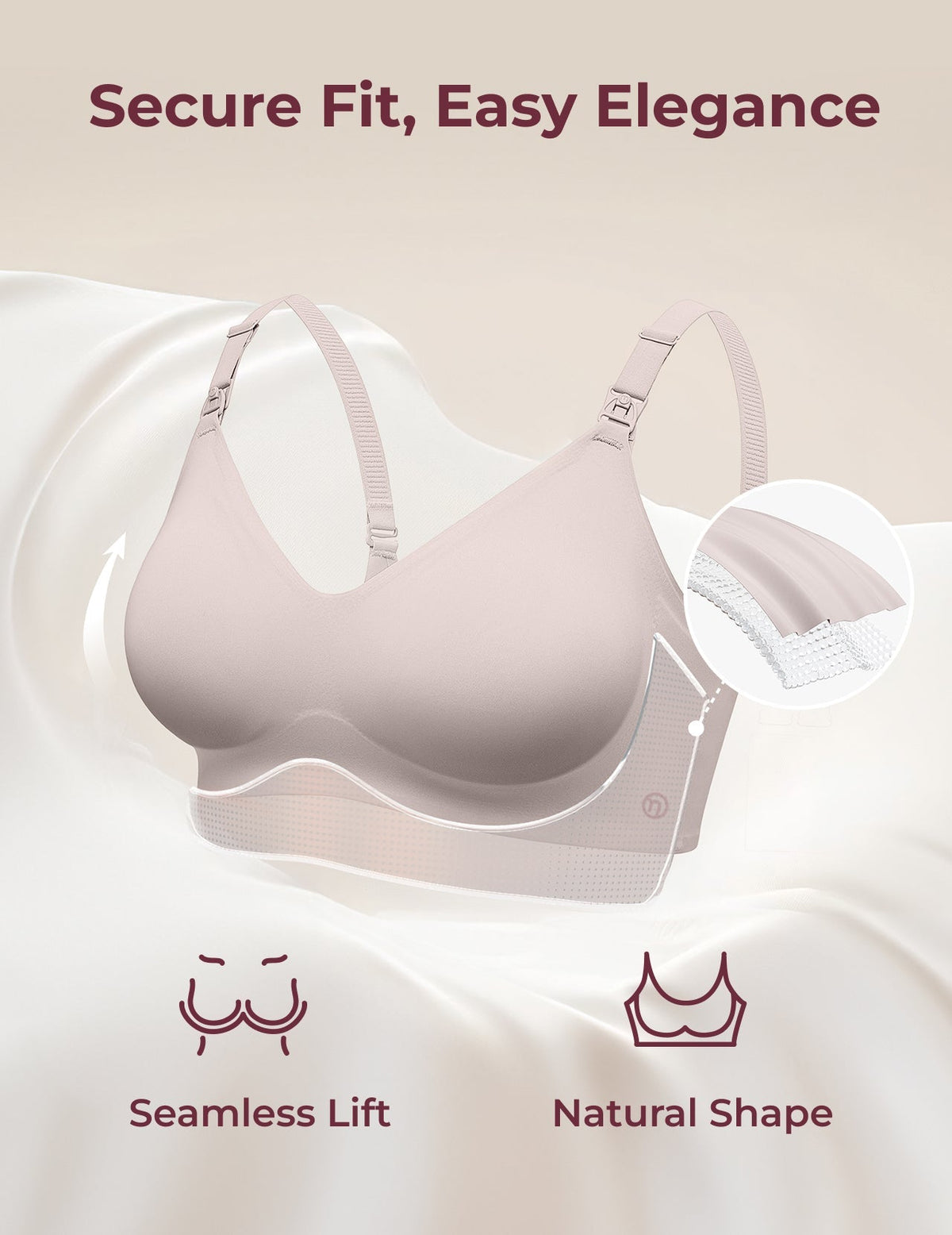 Cloudline Seamless Nursing Bra
