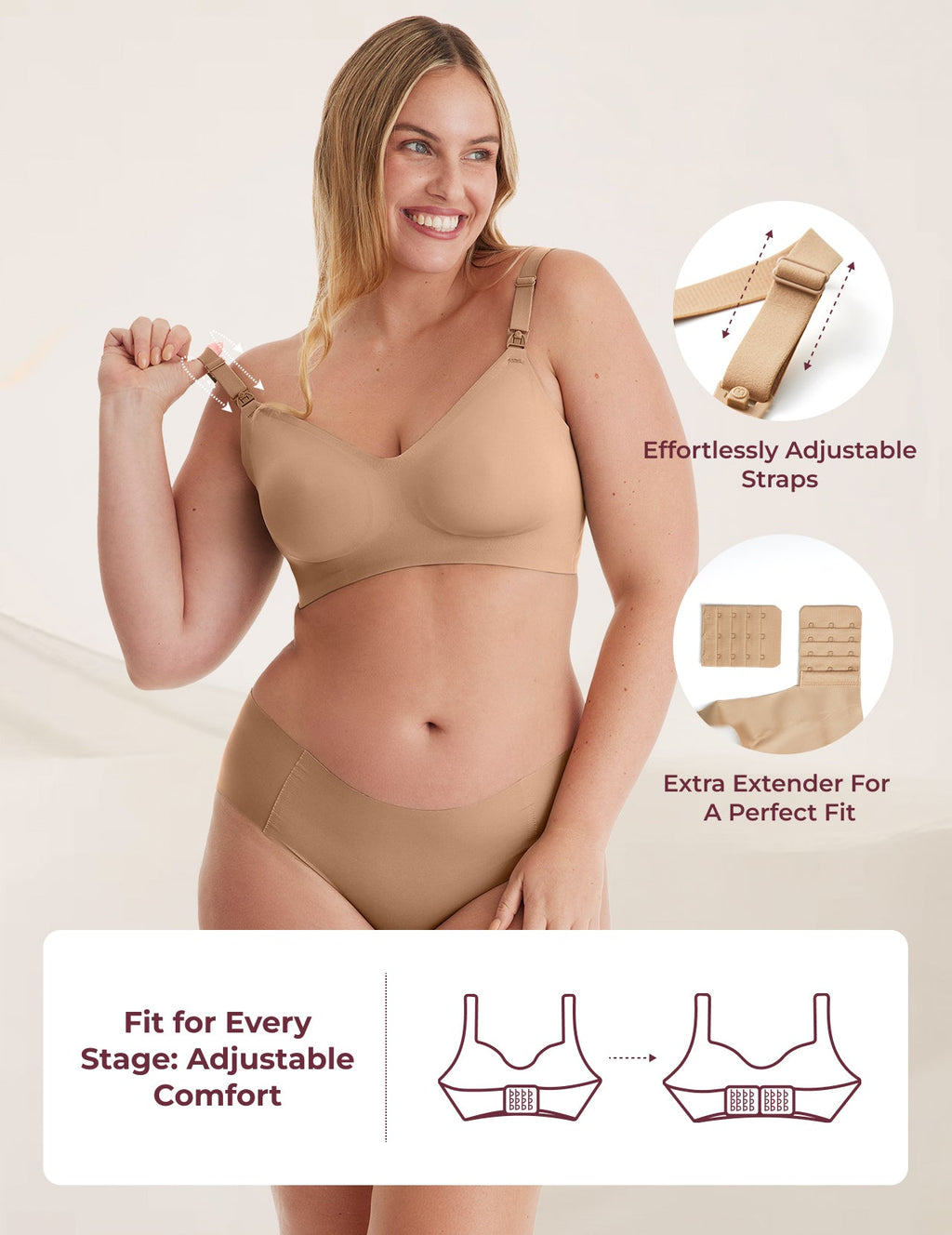 Cloudline Seamless Nursing Bra