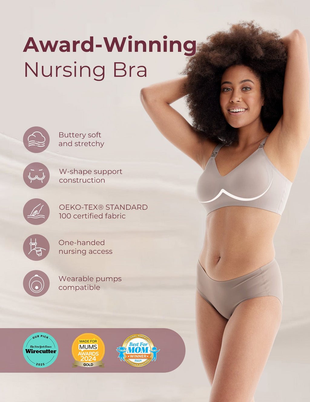 Cloudline Seamless Nursing Bra