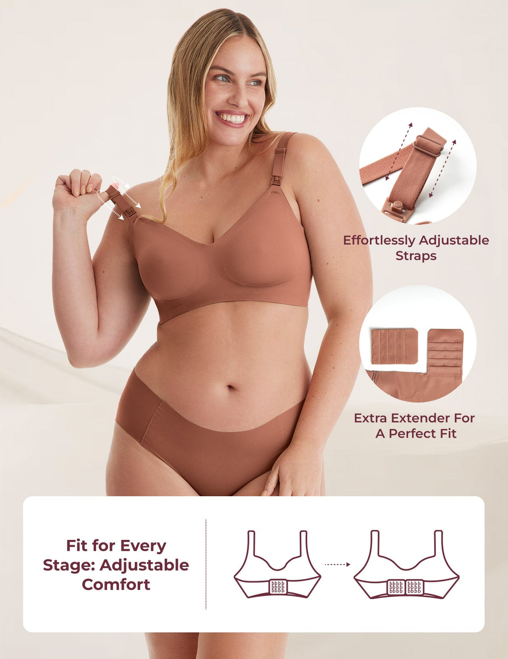 Cloudline Seamless Nursing Bra