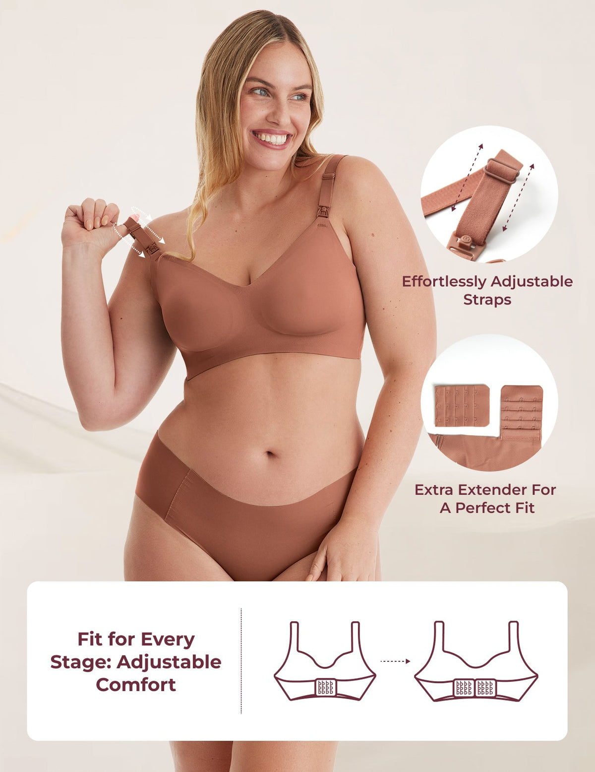 Cloudline Seamless Nursing Bra