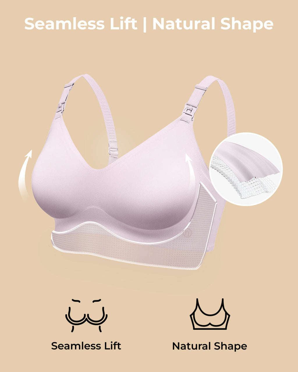 Cloudline Seamless Nursing Bra