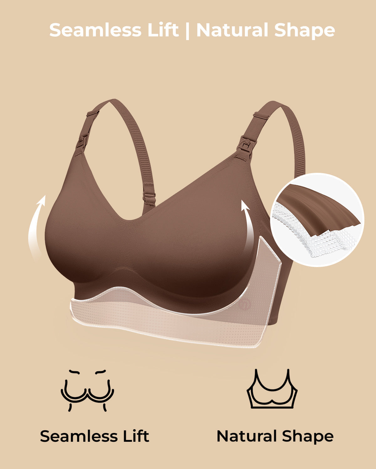 Cloudline Seamless Nursing Bra
