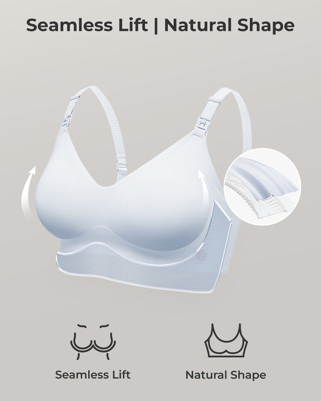 Cloudline Seamless Nursing Bra
