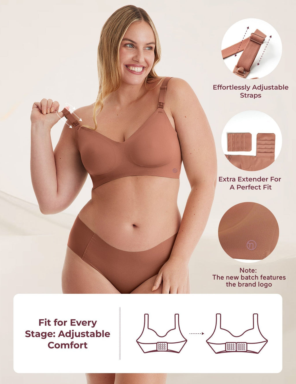 Cloudline Seamless Nursing Bra