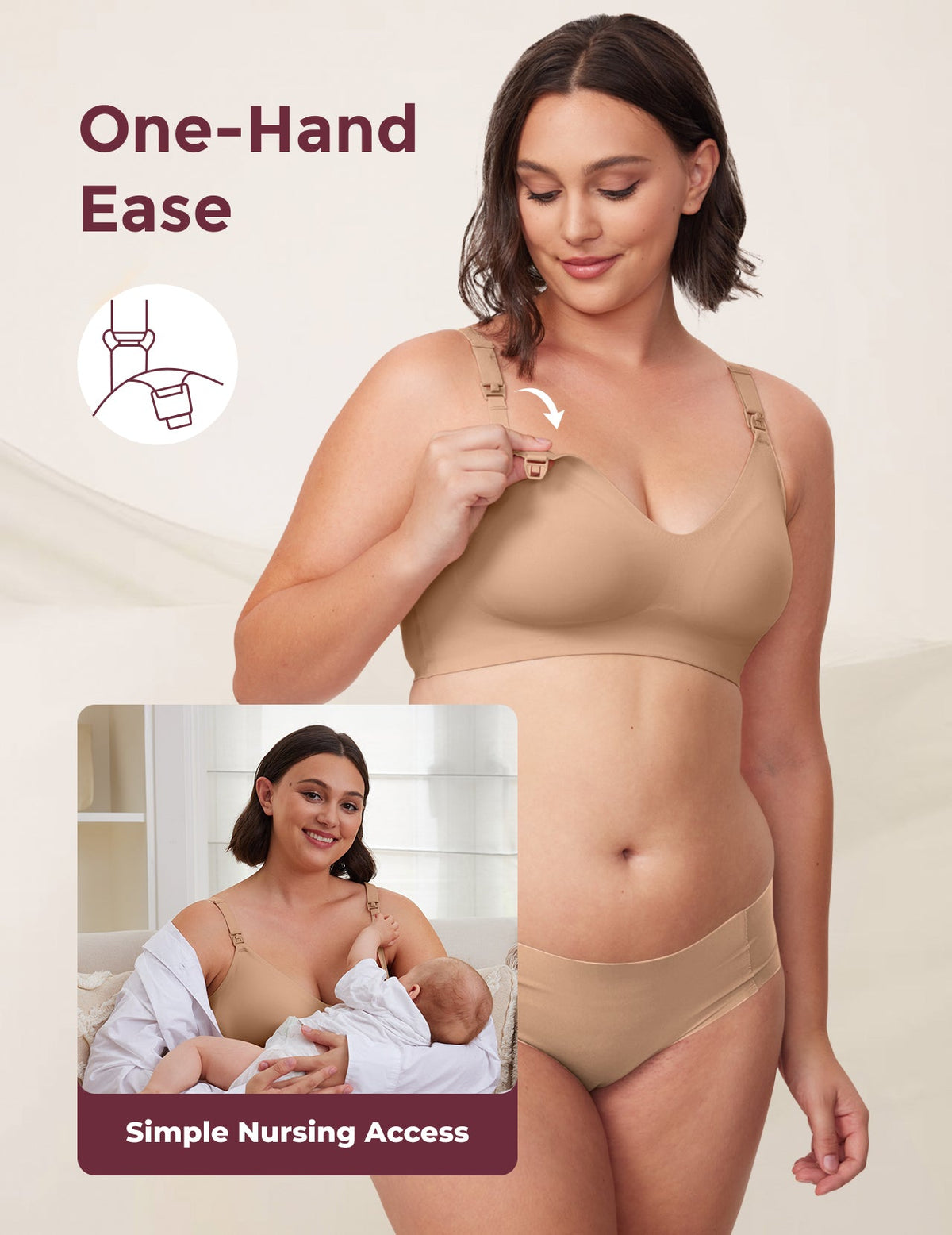 Cloudline Seamless Nursing Bra