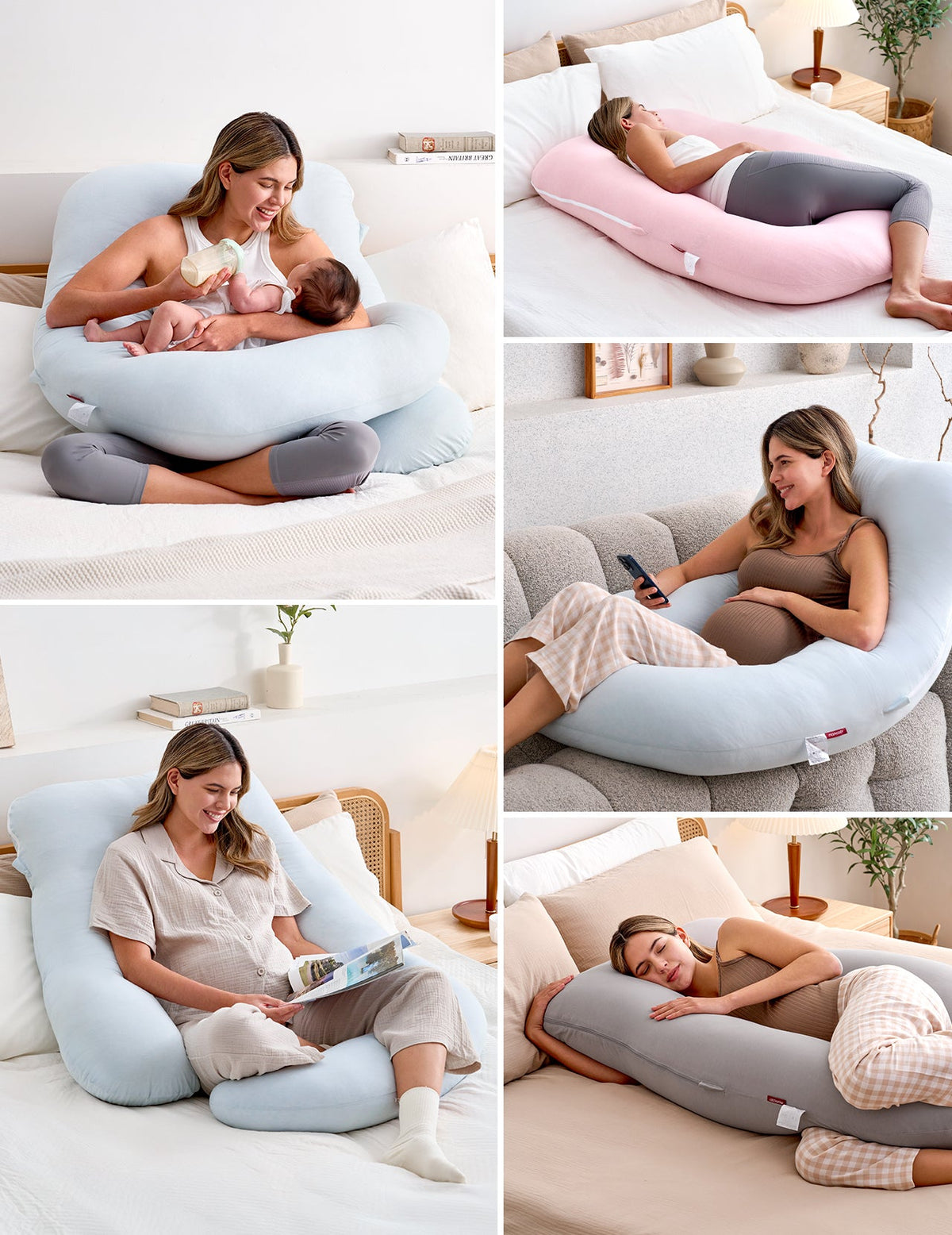 Huggable U-Shaped Pregnancy Pillow