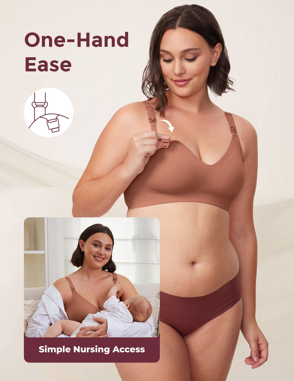 Cloudline Seamless Nursing Bra