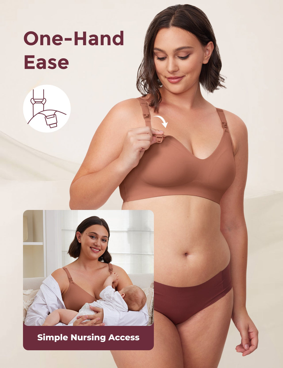 Cloudline Seamless Nursing Bra