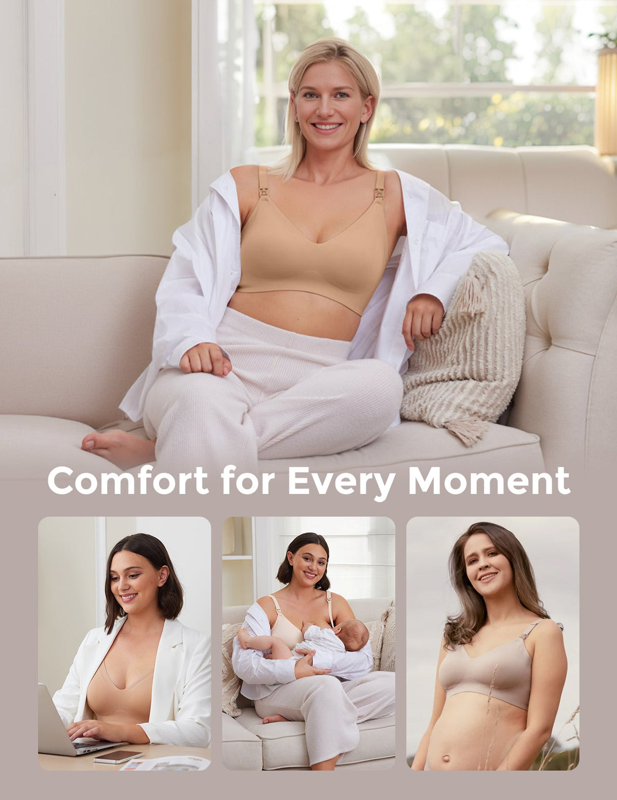 Cloudline Seamless Nursing Bra