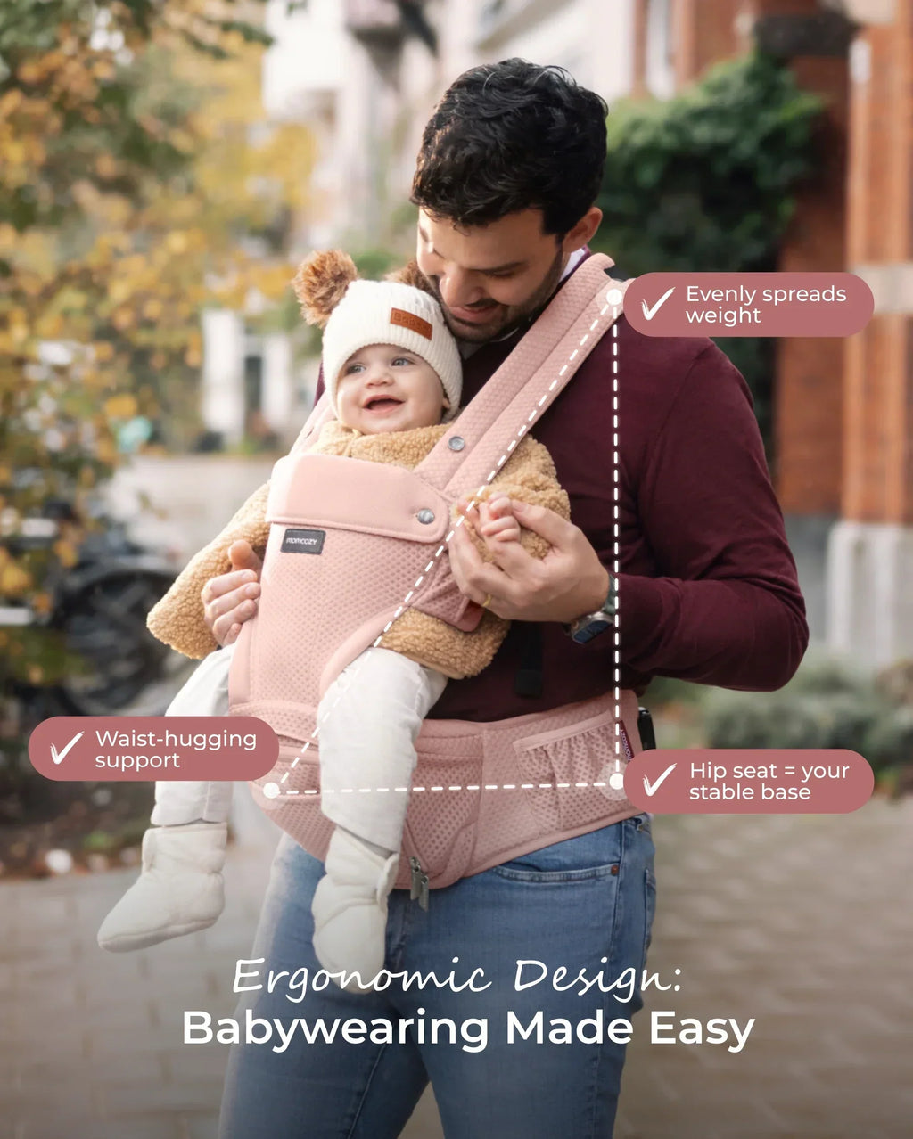 Move2Fit 2-in-1 Hip Seat Carrier