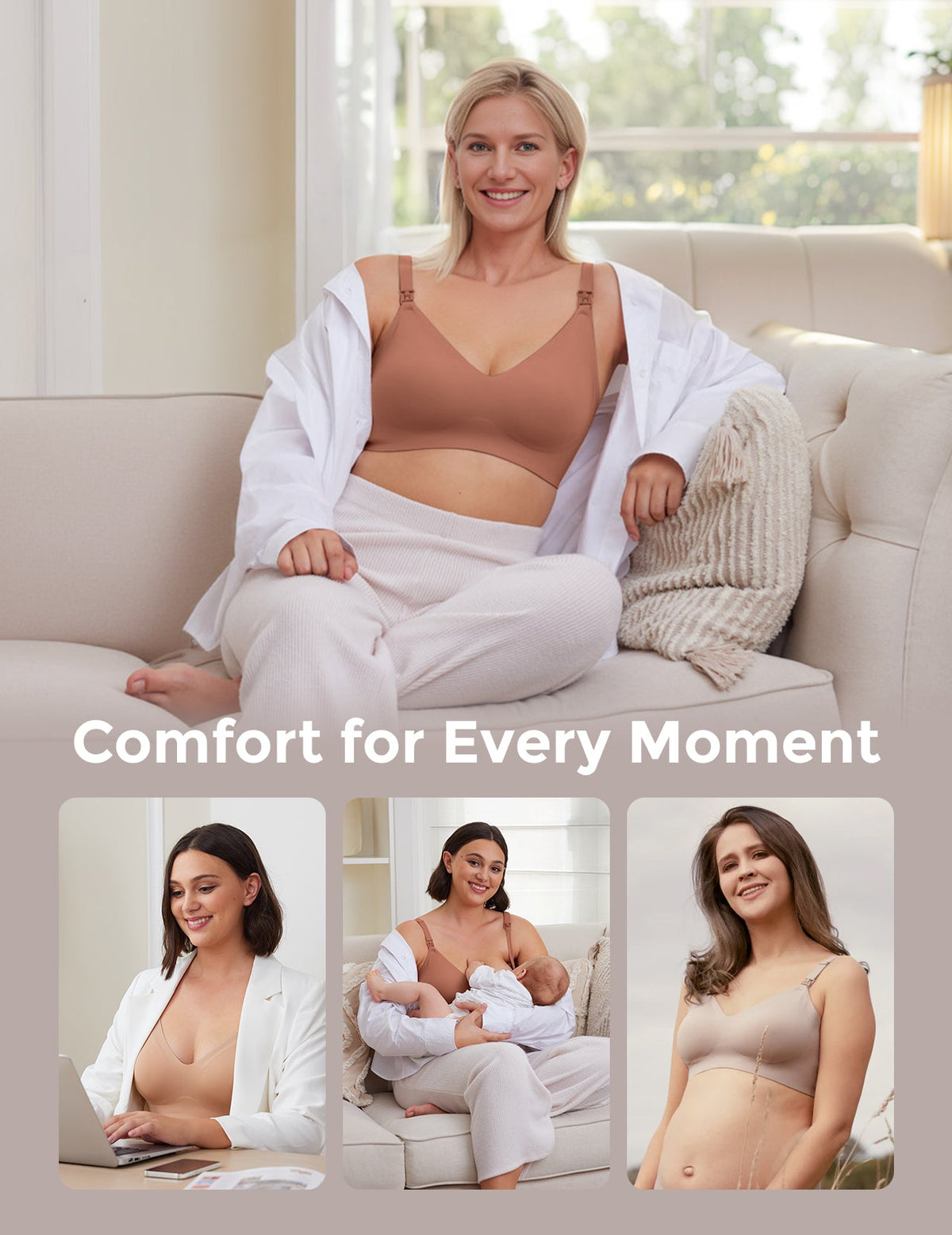 Cloudline Seamless Nursing Bra