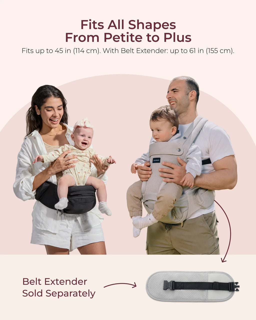 Move2Fit 2-in-1 Hip Seat Carrier