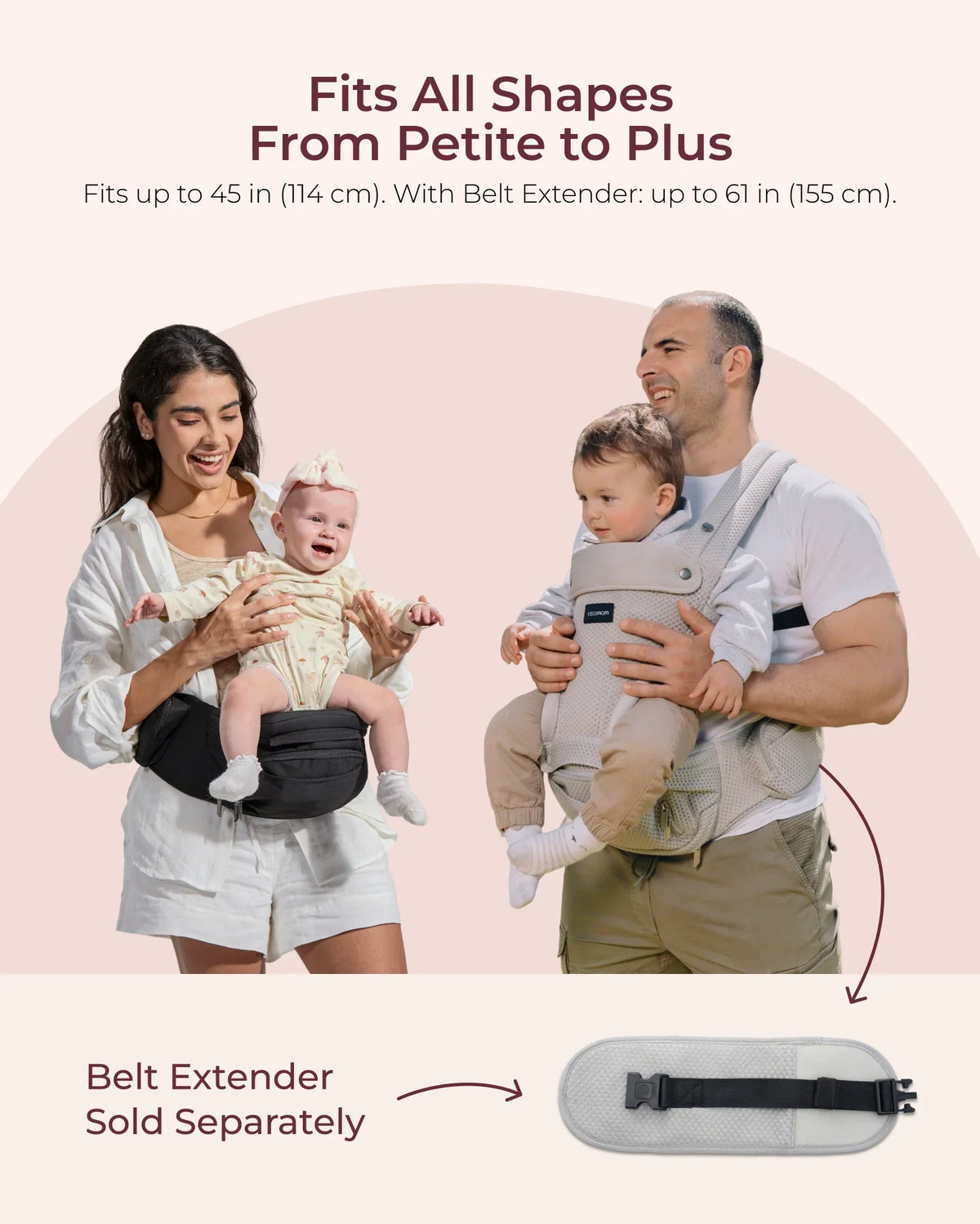 Move2Fit 2-in-1 Hip Seat Carrier