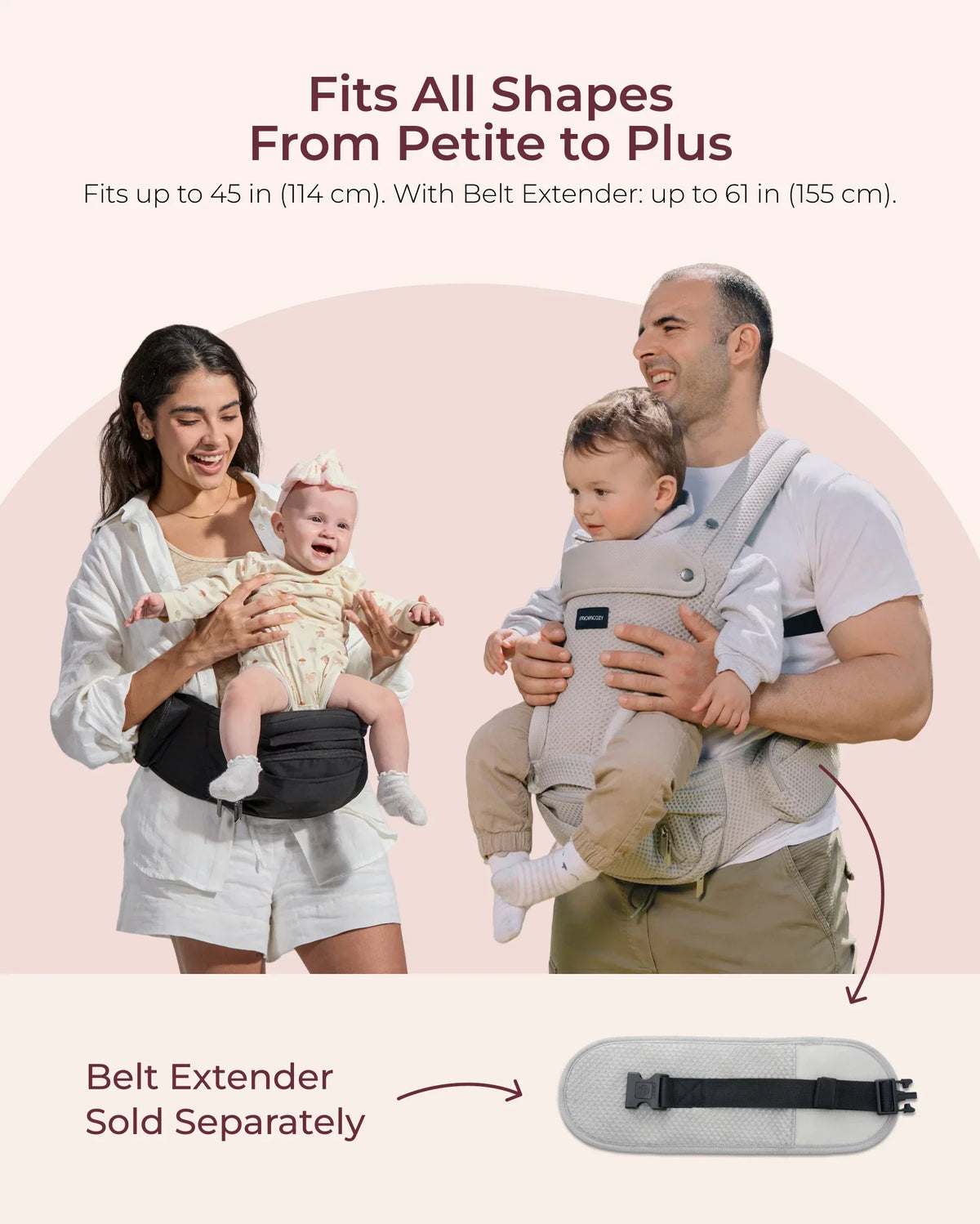 Move2Fit 2-in-1 Hip Seat Carrier