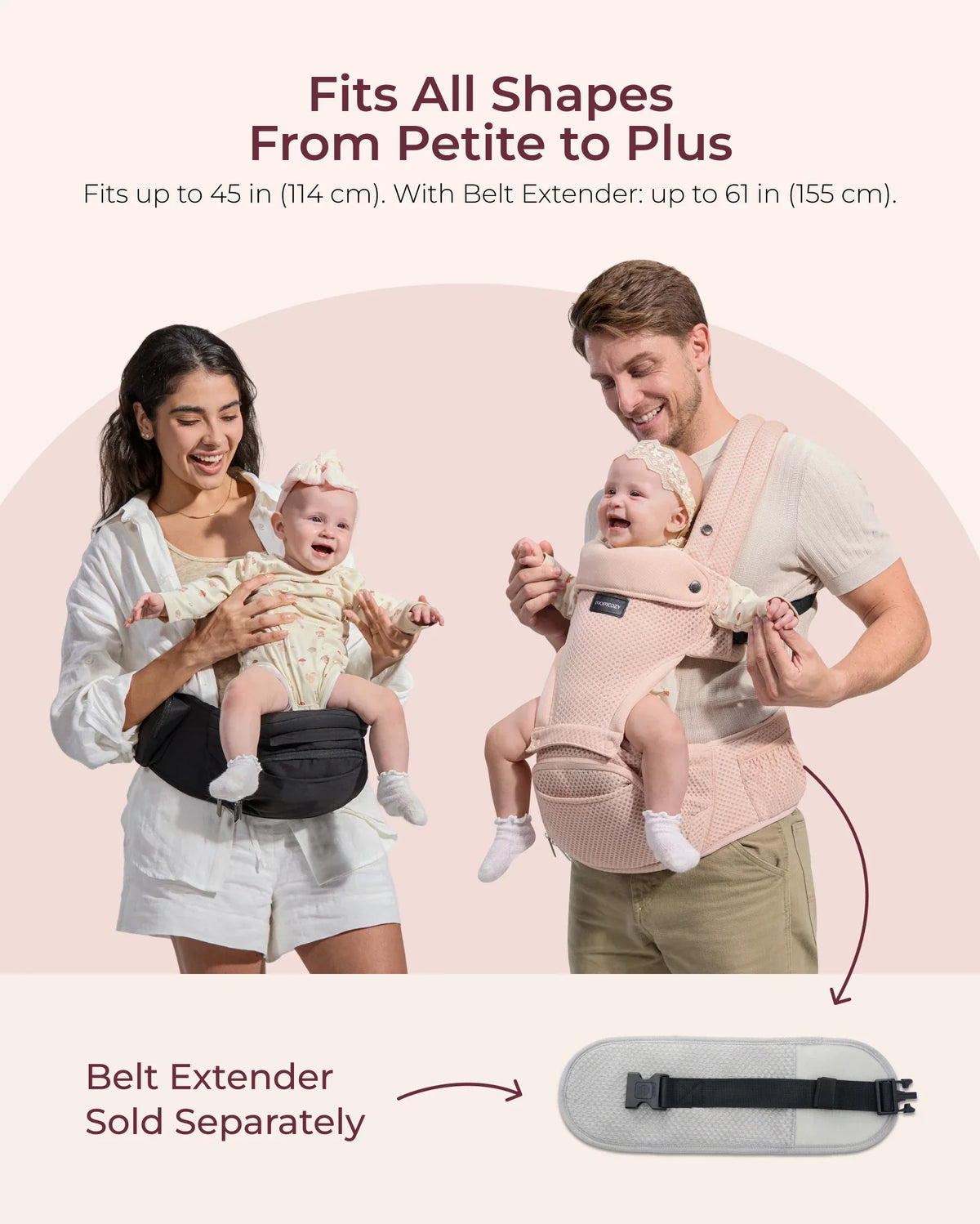 Move2Fit 2-in-1 Hip Seat Carrier