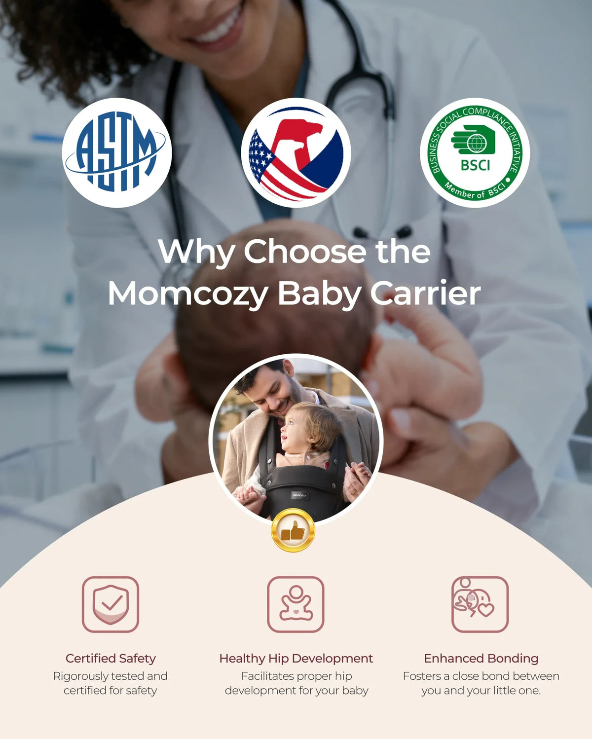 Move2Fit 2-in-1 Hip Seat Carrier