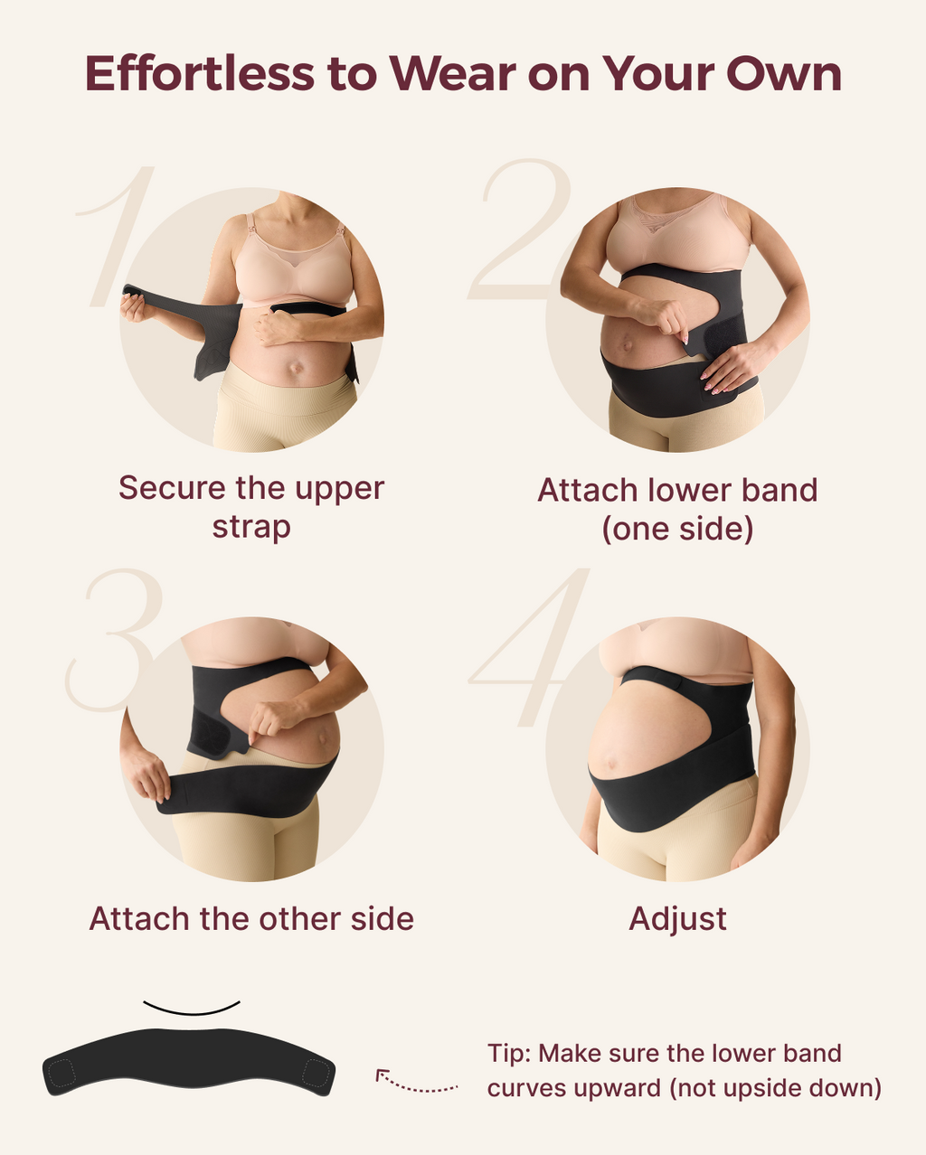 BumpEase Maternity Belly Band