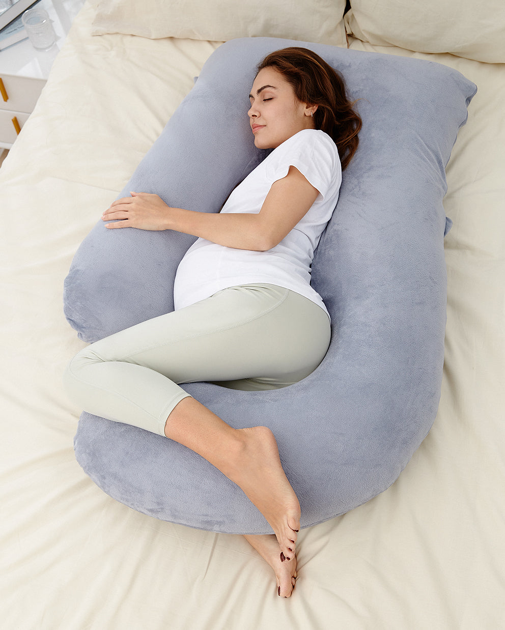 Huggable U-Shaped Pregnancy Pillow