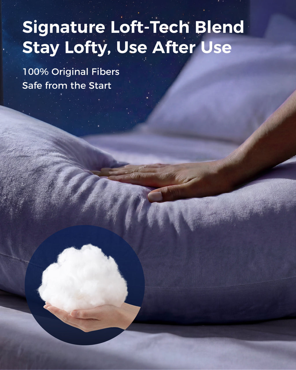 Huggable U-Shaped Pregnancy Pillow