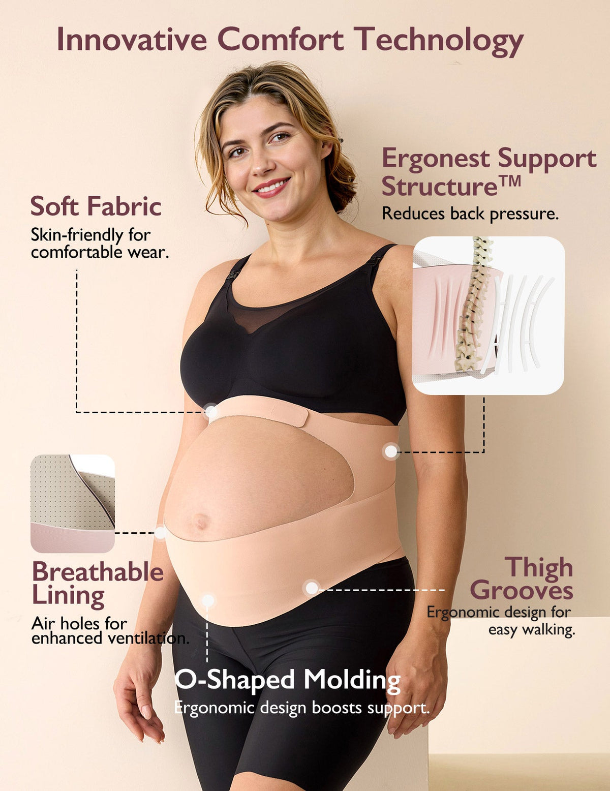BumpEase Maternity Belly Band