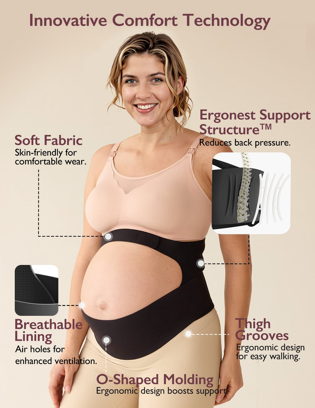 BumpEase Maternity Belly Band