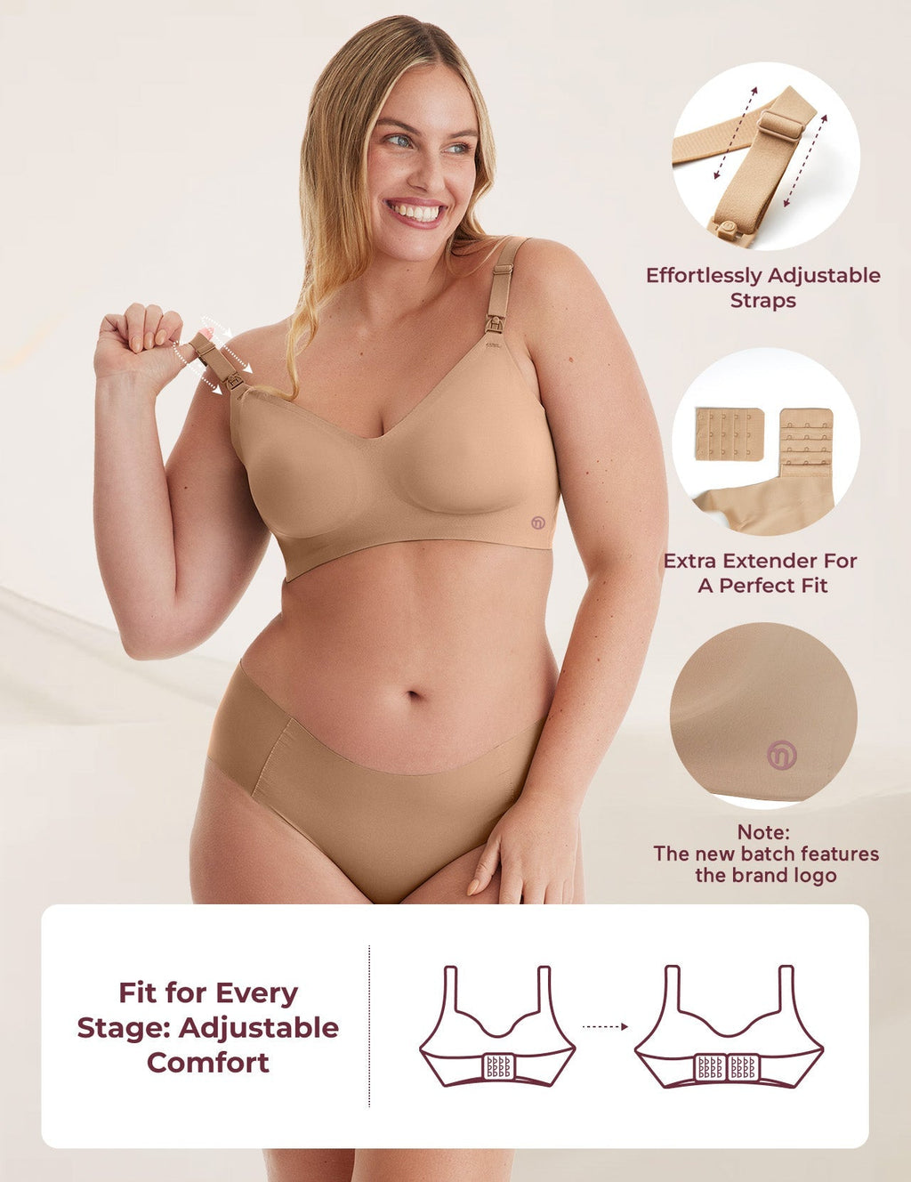 Cloudline Seamless Nursing Bra