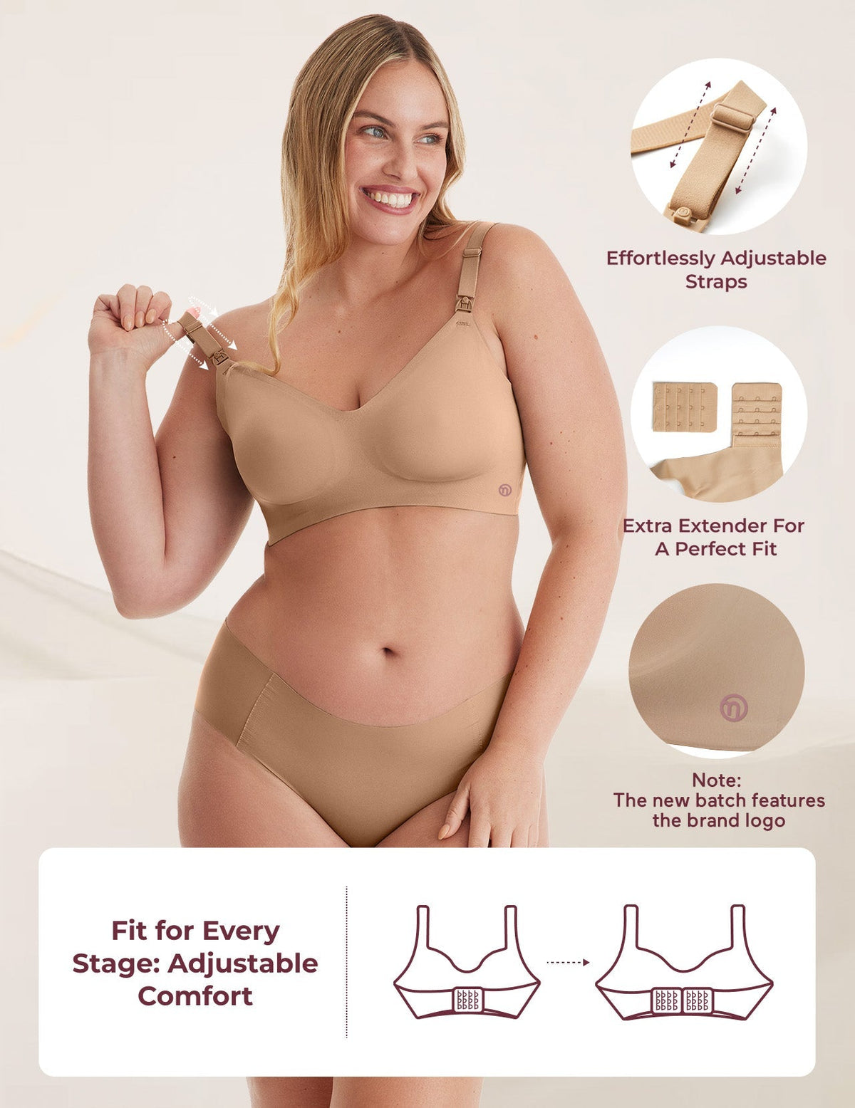 Cloudline Seamless Nursing Bra
